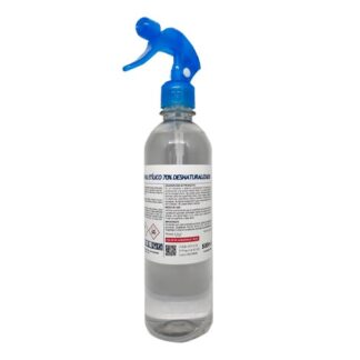 Alcohol etílico desnaturalizado 70% con gatillo envase 500 ml