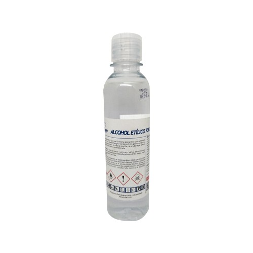 Alcohol etílico desnaturalizado 70% flip top envase 250 ml