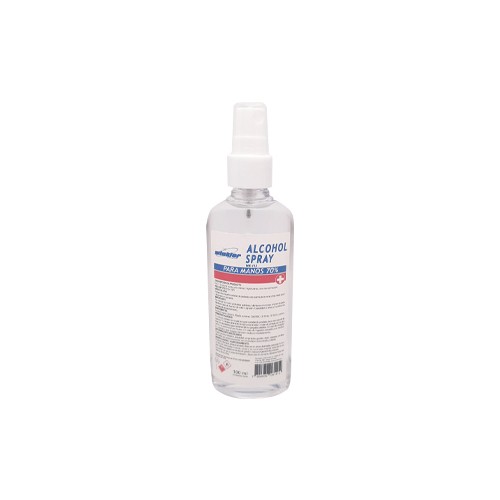 Alcohol spray para manos 70% incoloro envase 100 ml WK-113I