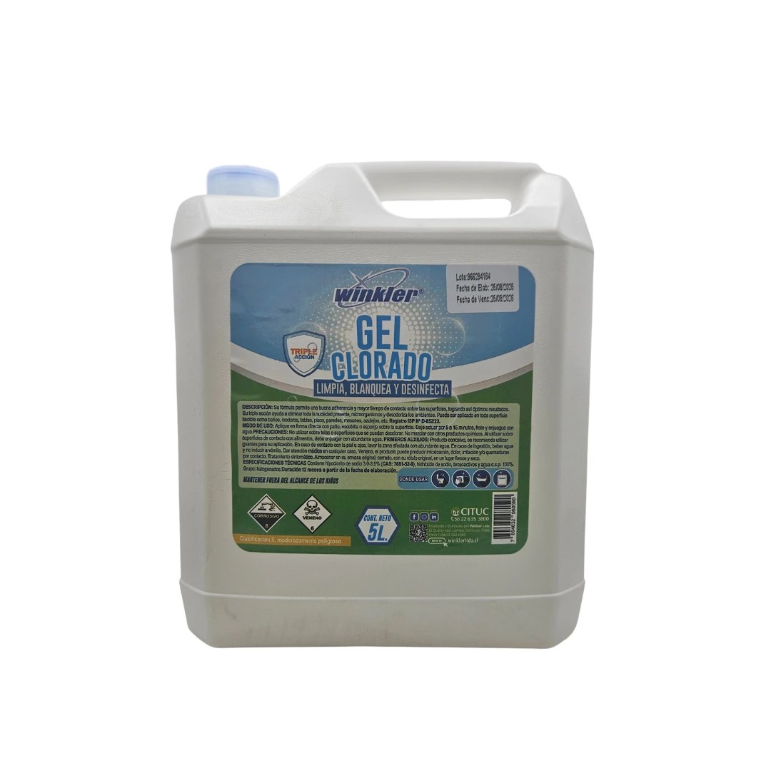 Cloro gel al 3% hogar envase 5 L WK-745H