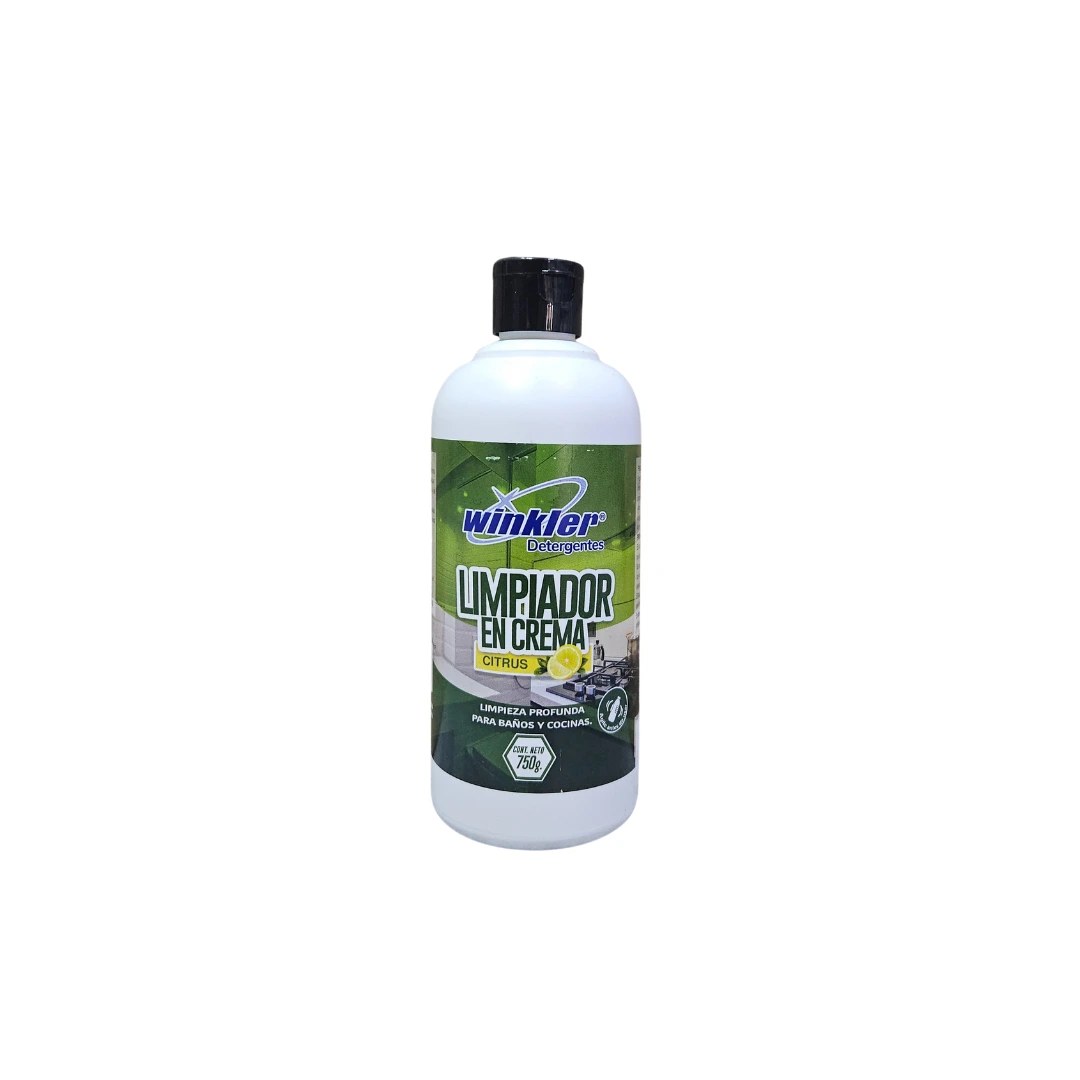 Limpiador crema tapa flip top citrus envase 500 ml/750 g WK-540