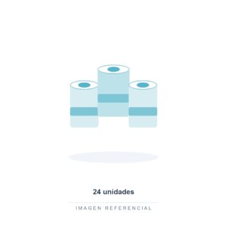Papel higiénico premium doble hoja 30m 3x24 un pack (imagen referencial)